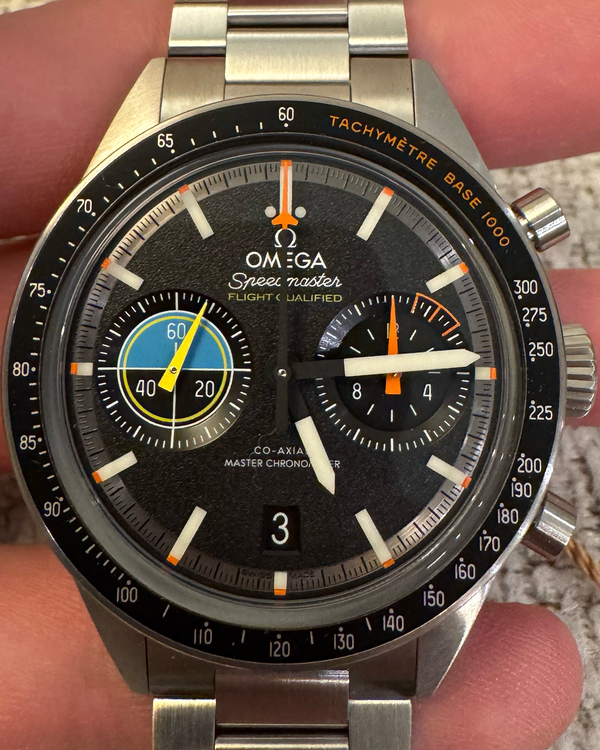 2025 Omega Speedmaster Pilot 40.85MM Black Dial Steel Bracelet (332.10.41.51.01.002)