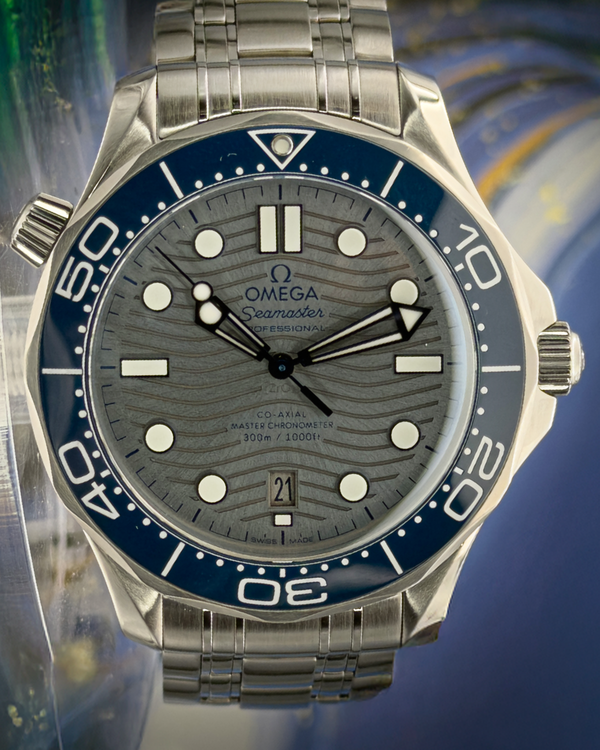 Omega Seamaster Diver 300M 42MM Grey Dial Steel Bracelet (210.30.42.20.06.001)