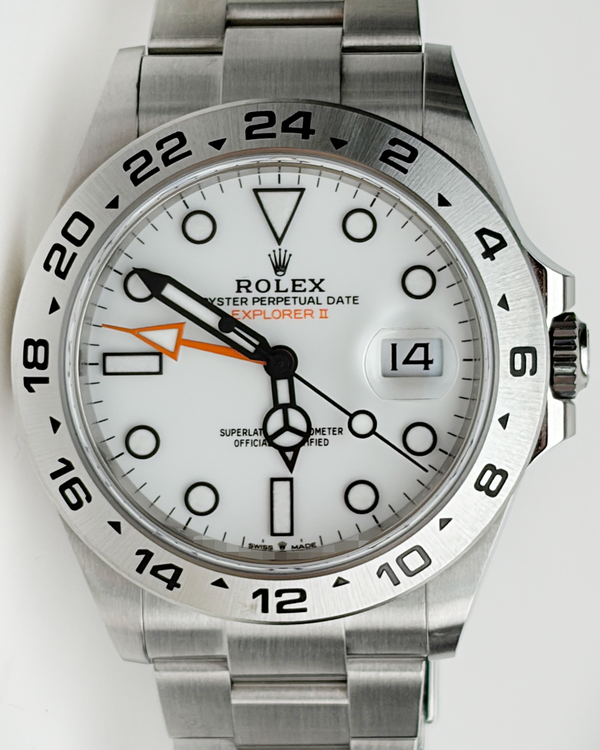 2024 Rolex Explorer II "Polar" 42MM White Dial Oyster Bracelet (226570)