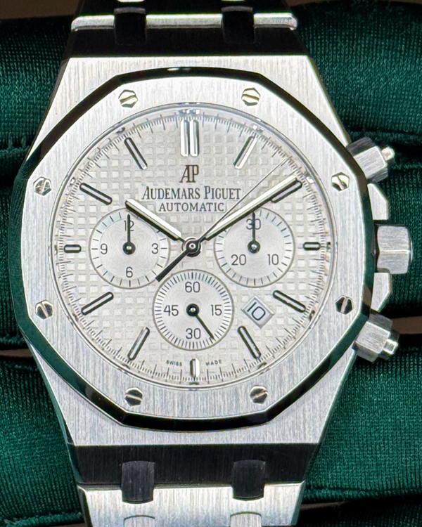 2016 Audemars Piguet Royal Oak Chronograph 41MM Silver Dial Steel Bracelet (26320ST.OO.1220ST.02)