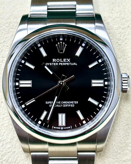 2021 Rolex Oyster Perpetual 36MM Black Dial Oyster Bracelet (126000)