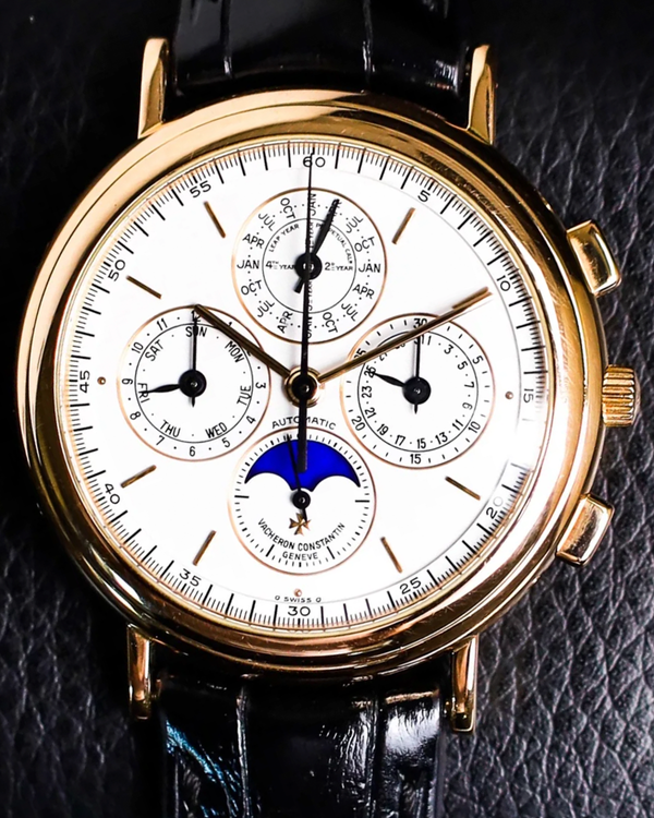 Vacheron Constantin Patrimony 38MM White Dial Leather Strap (49005/000R)