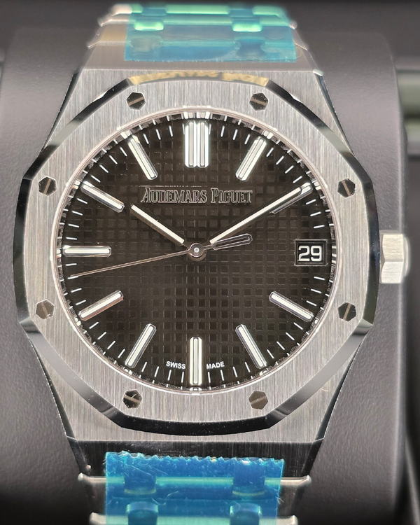 2022 Audemars Piguet Royal Oak "50th Anniversary" 41MM Black Dial Steel Bracelet (15510ST.OO.1320ST.02)