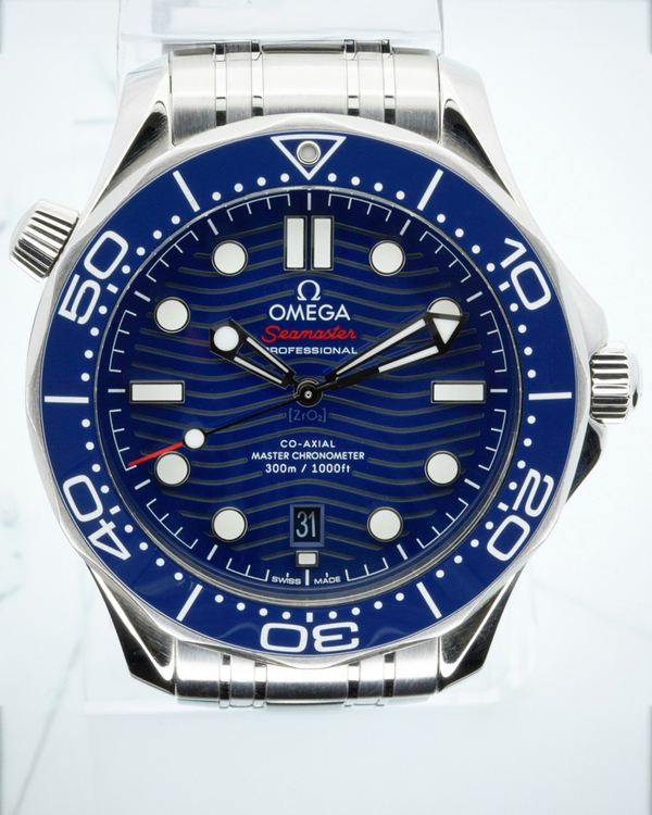 2023 Omega Seamaster Diver 300M 42MM Blue Dial Steel Bracelet (210.30.42.20.03.001)