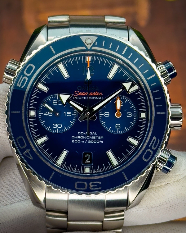 2025 Omega Seamaster Planet Ocean 600M 45.5MM Blue Dial Titanium Bracelet (232.90.46.51.03.001)