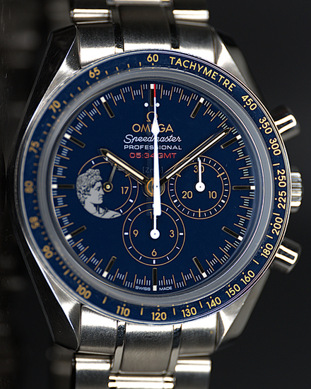 2018 Omega Speedmaster "Apollo XVII" L.E. 42MM Blue Dial Steel Bracelet (311.30.42.30.03.001)