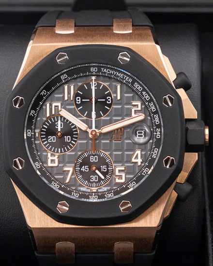 Audemars Piguet Royal Oak Offshore Chronograph 42MM Grey Dial Rubber Strap (26238OK.OO.A002CA.01)