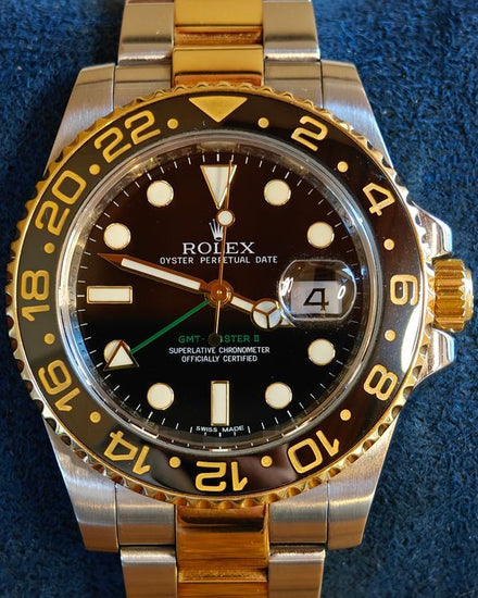 Rolex GMT-Master II 40MM Black Dial Two-Tone Oyster Bracelet (116713LN)