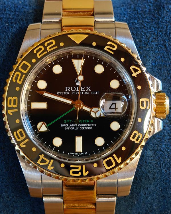 Rolex GMT-Master II 40MM Black Dial Two-Tone Oyster Bracelet (116713LN)