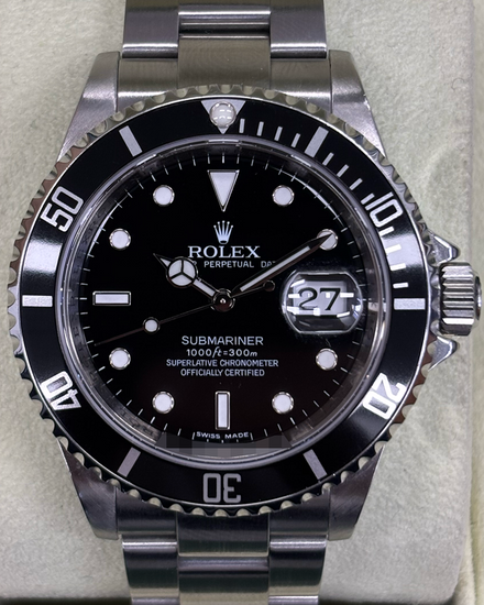 2009 Rolex Submariner Date 40MM Black Dial Oyster Bracelet (16610)