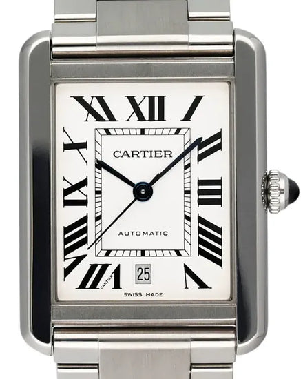 2023 Cartier Tank Solo XL 31MM Silver Dial Steel Bracelet (W5200028)