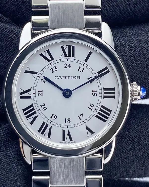 2021 Cartier Ronde De Cartier 29MM Quartz Silver Dial Steel Bracelet (W6701004)