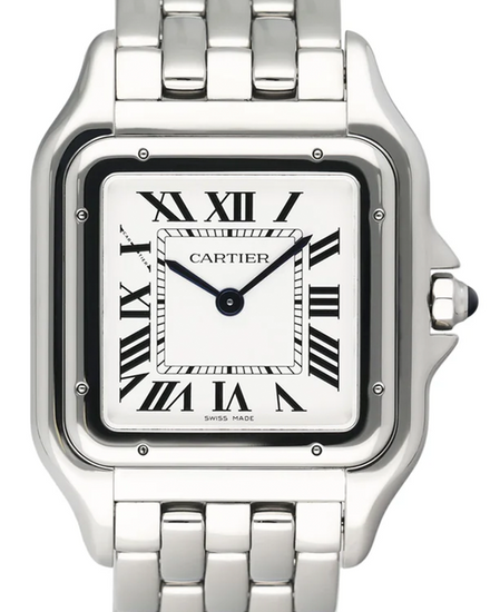 Cartier Panthère De Cartier 31MM Quartz White Dial Steel Bracelet (WSPN0016)