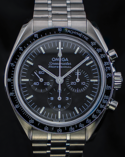 2023 Omega Speedmaster Professional Moonwatch 42MM Black Dial Steel Bracelet (310.30.42.50.01.002)