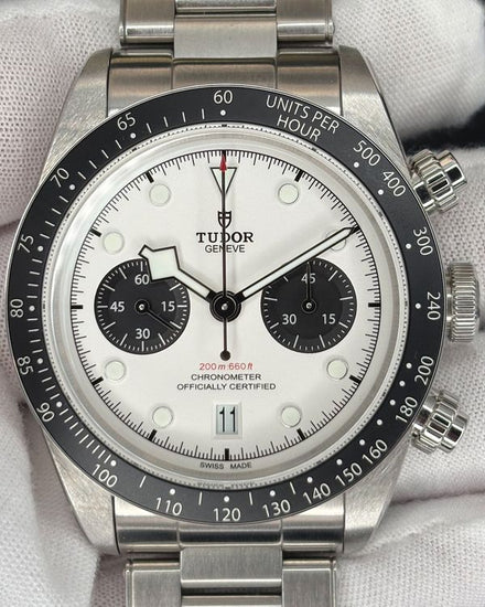 2024 Tudor Black Bay Chrono "Panda" 41MM White Dial Steel Bracelet (79360N)