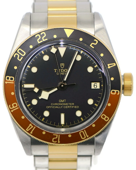 2025 Tudor Black Bay S&G GMT "Rootbeer" 41MM Black Dial Two-Tone Bracelet (79833MN)