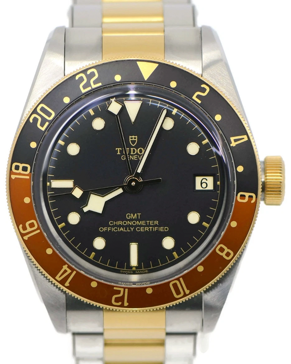2025 Tudor Black Bay S&G GMT "Rootbeer" 41MM Black Dial Two-Tone Bracelet (79833MN)