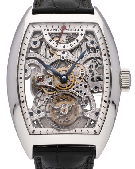 Franck Muller Aeternitas Mega 4 42MM Skeleton Dial Leather Strap (8888 T PR SQT)