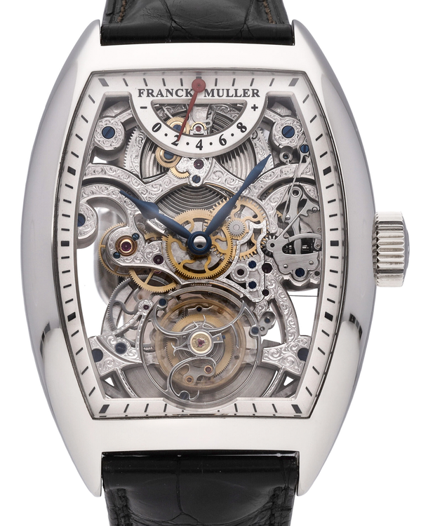 Franck Muller Aeternitas Mega 4 42MM Skeleton Dial Leather Strap (8888 T PR SQT)