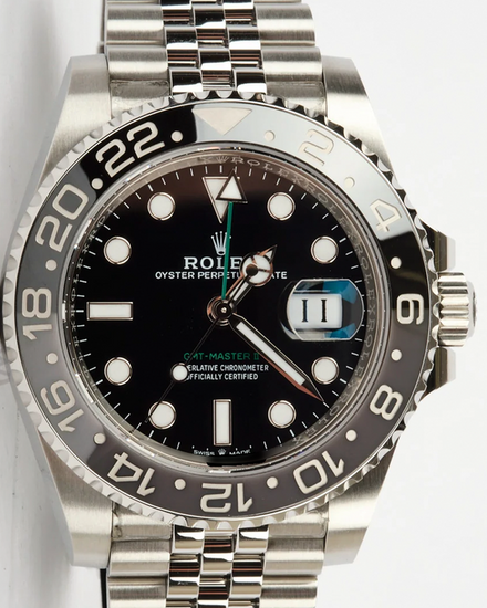 2024 Rolex GMT-Master II "Bruce Wayne" 40MM Black Dial Jubilee Bracelet (126710GRNR)