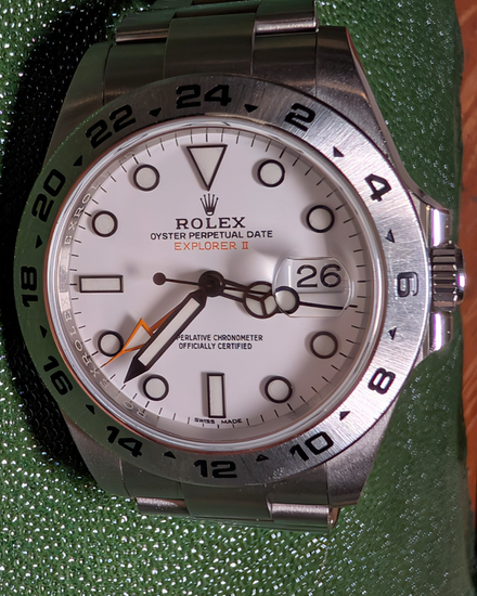 2017 Rolex Explorer II "Polar" 42MM White Dial Oyster Bracelet (216570)