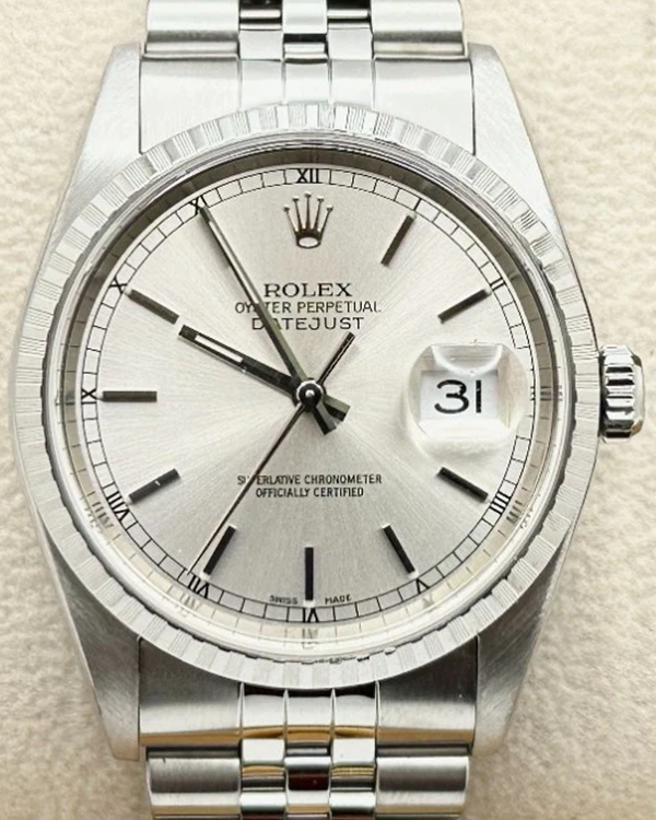 Rolex Datejust 36MM Silver Dial Jubilee Bracelet (16220)