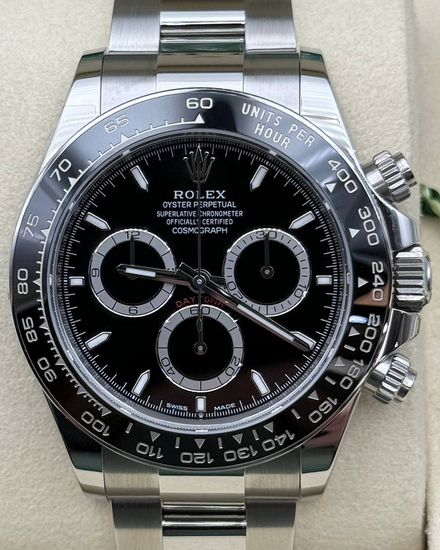 2025 Rolex Cosmograph Daytona 40MM Black Dial Oyster Bracelet (126500LN)