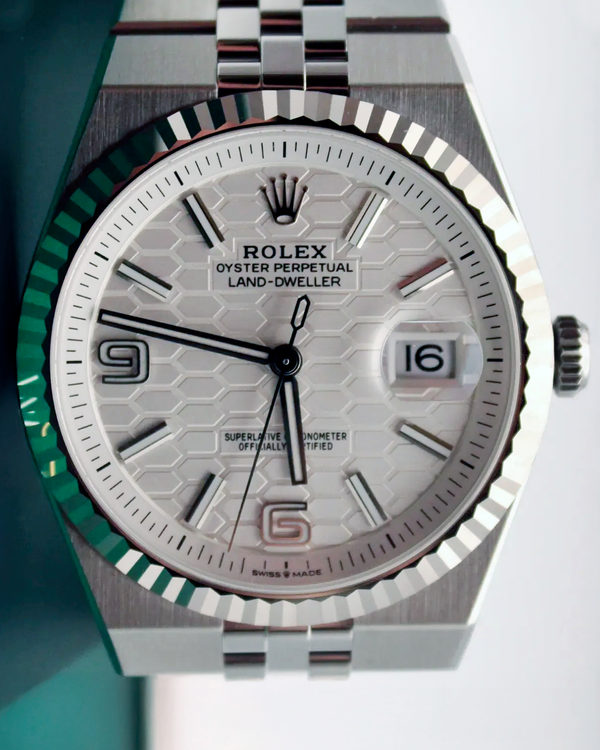 2025 Rolex Land-Dweller 40MM White Dial Flat Jubilee Bracelet (127334)
