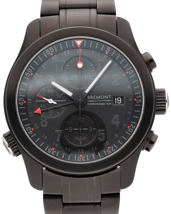 Bremont ALT1-B GMT 43MM Black Dial Steel Bracelet (ALT1-B-B)
