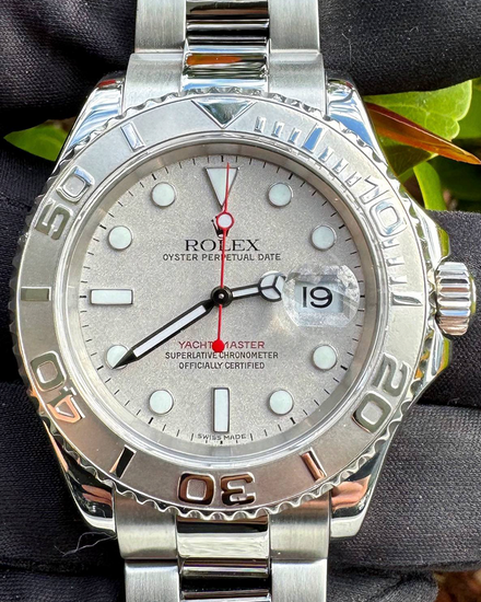2005 Rolex Yacht-Master 40MM Silver Dial Oyster Bracelet (16622)
