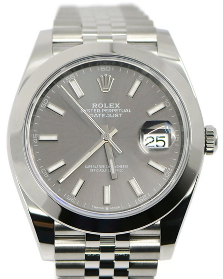 2025 Rolex Datejust 41MM Slate Dial Jubilee Bracelet (126300)