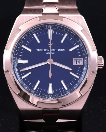 2022 Vacheron Constantin Overseas 41MM Blue Dial Rose Gold Bracelet (4500V/110R-B705)