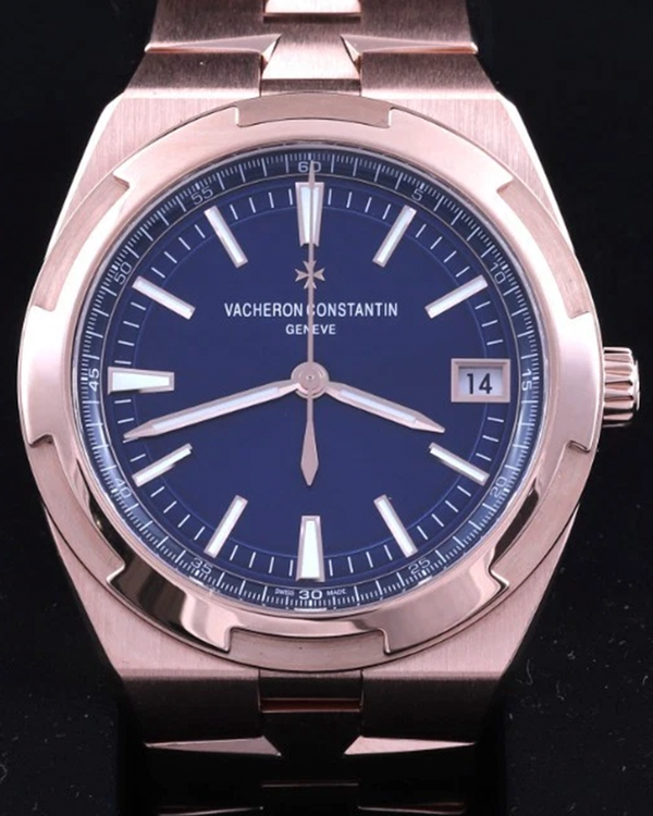 2022 Vacheron Constantin Overseas 41MM Blue Dial Rose Gold Bracelet (4500V/110R-B705)