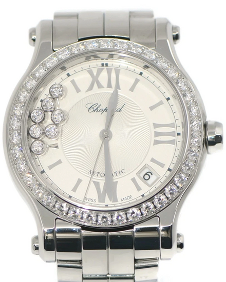 Chopard Happy Sport 36MM Silver Dial Steel Bracelet (278559)