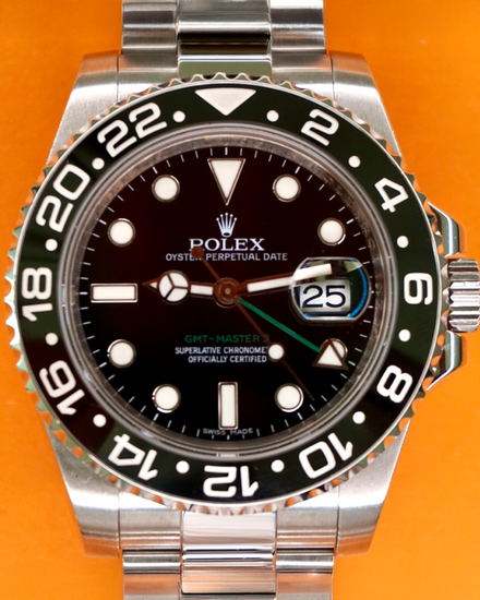 2010 Rolex GMT-Master II 40MM Black Dial Oyster Bracelet (116710)
