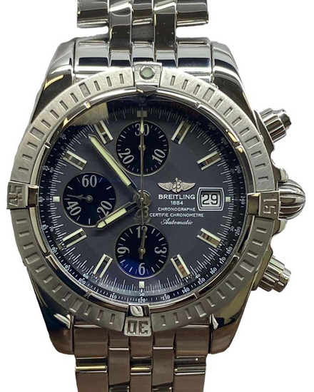 Breitling Chronomat Evolution 44MM Grey Dial Steel Bracelet (A13356)