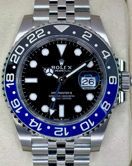 2025 Rolex GMT-Master II "Batgirl" 40MM Black Dial Jubilee Bracelet (126710BLNR)