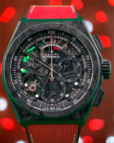 2022 Zenith Defy El Primero 21 44MM Skeleton Dial Rubber Strap (10.9000.9004/96.R921)