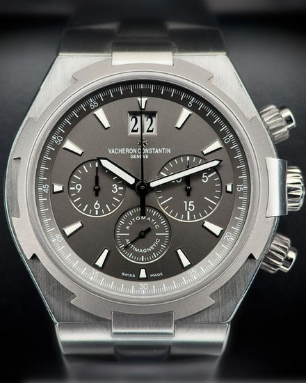 2017 Vacheron Constantin Overseas Chronograph 42MM Grey Dial Rubber Strap (49150/000W-9501)