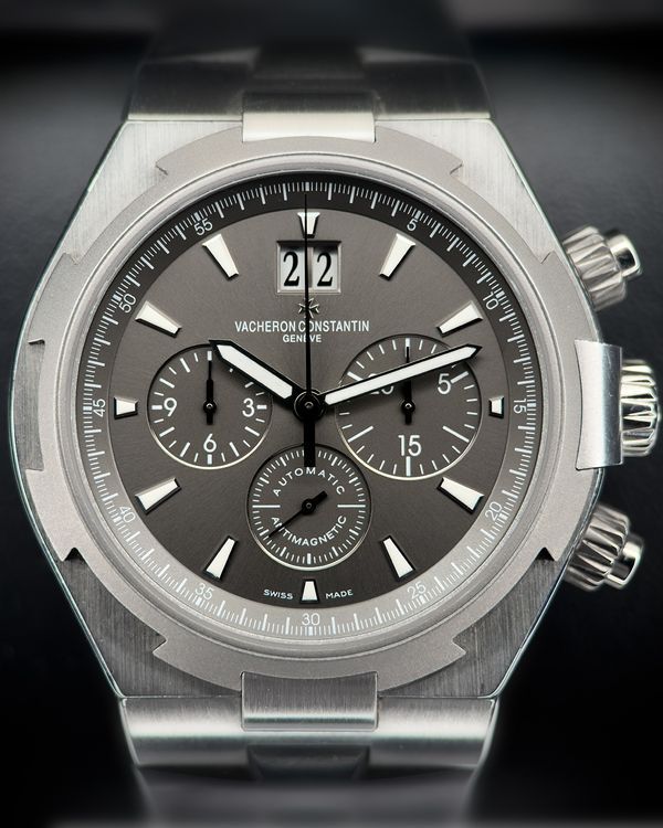 2017 Vacheron Constantin Overseas Chronograph 42MM Grey Dial Rubber Strap (49150/000W-9501)