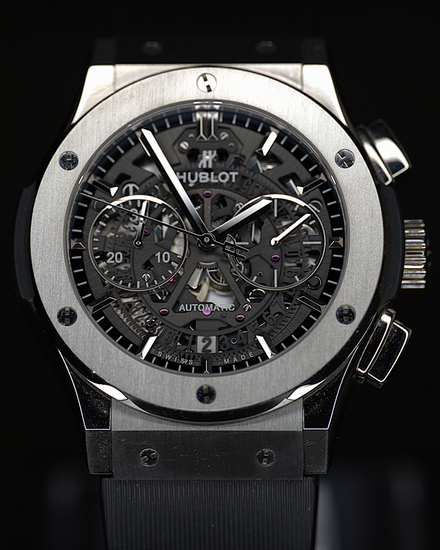 2023 Hublot Classic Fusion Aerofusion 45MM Skeleton Dial Rubber Strap (525.NX.0170.RX)