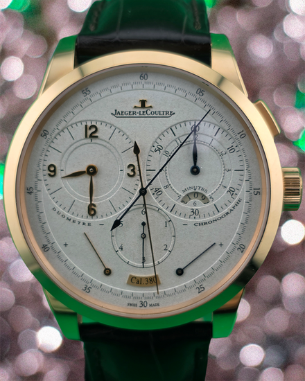 Jaeger-LeCoultre Duometre 42MM Silver Dial Leather Strap (Q6012420)