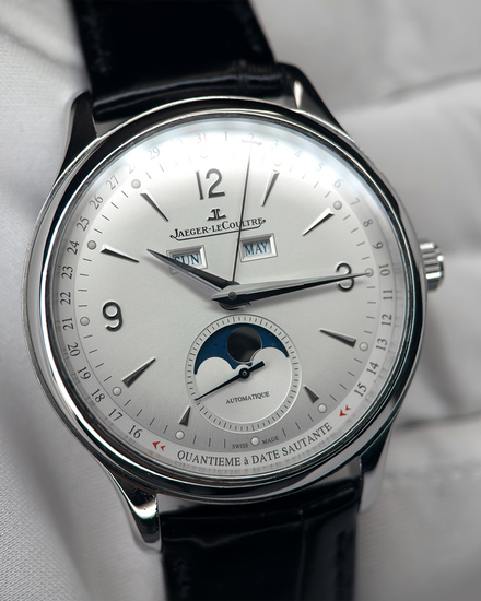 2021  Jaeger-LeCoultre Master Control Calendar 40MM Silver Dial Leather Strap (Q4148420)