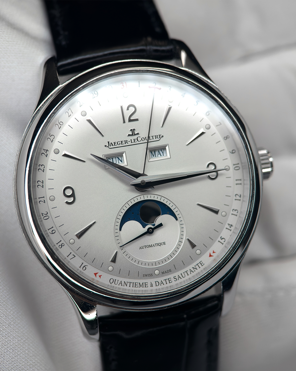2021  Jaeger-LeCoultre Master Control Calendar 40MM Silver Dial Leather Strap (Q4148420)