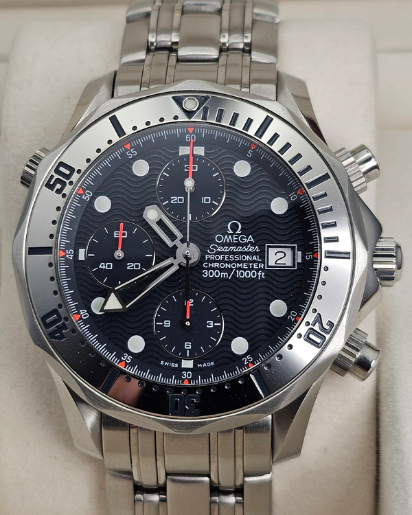 1999 Omega Seamaster Diver 300M 41.5MM Blue Dial Steel Bracelet (2598.80.00)