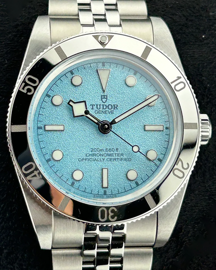 2025 Tudor Black Bay '54 "Lagoon" 37MM Blue Dial Steel Bracelet (79000)
