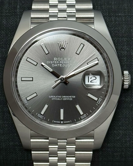 2025 Rolex Datejust 41MM Slate Dial Jubilee Bracelet (126300)