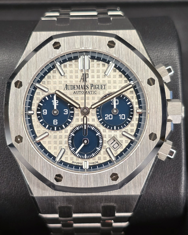 2020 Audemars Piguet Royal Oak Chronograph 38MM Silver Dial Steel Bracelet (26315ST.OO.1256ST.01)