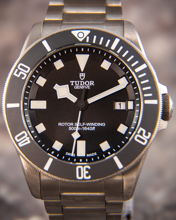 2019 Tudor Pelagos 42MM Black Dial Titanium Bracelet (25500TN)