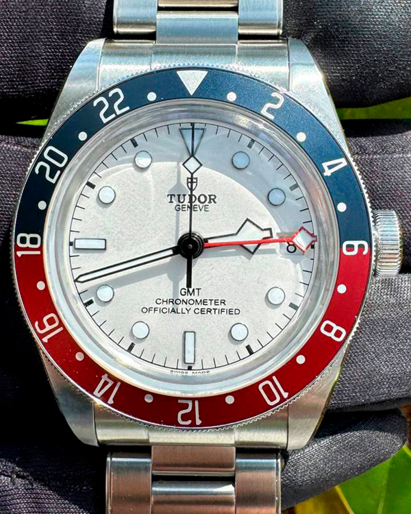 2024 Tudor Black Bay GMT "Pepsi" 41MM White Dial Steel Bracelet (M79830RB)
